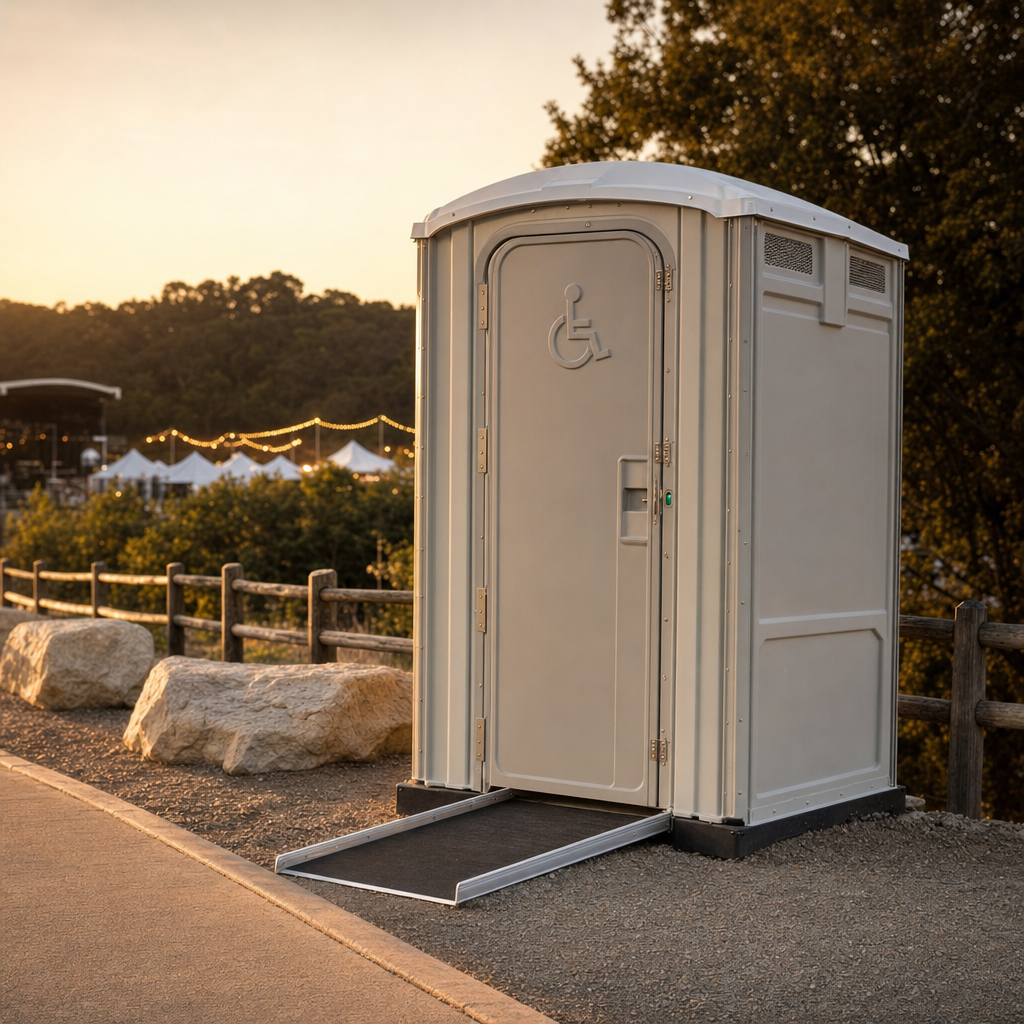 ADA unit staged at outdoor venue